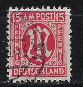 Germany AM Post Scott # 3N9, used