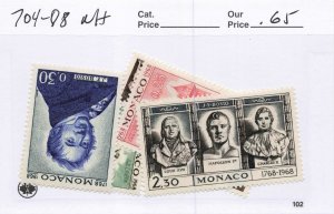 MONACO  704-08    MNH
