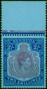 Bermuda 1950 2s Reddish Purple & Blue-Pale Blue SG116f V.F MNH