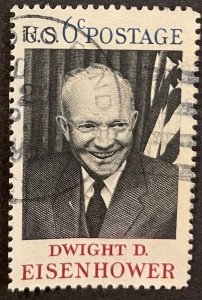 US #1383 Used F/VF 6c Dwight D. Eisenhower 1969 [G3.5.4]