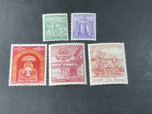 NEPAL # 84-88-MINT NEVER/HINGED-----COMPLETE SET------1956