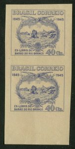 BRAZIL #627 MINT IMPERF PAIR