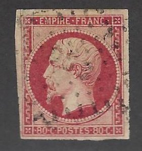 France SC#19 Used VF SCV$82.50...Worth a Close Look!