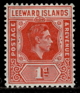 LEEWARD ISLANDS GVI SG99, 1d scarlet, M MINT.