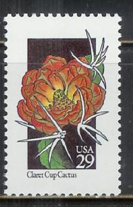 2660 Wildflowers - Claret Cup Cactus F-VF MNH single stamp 