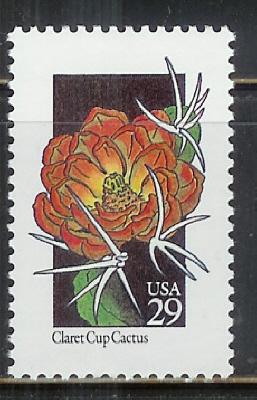 2660 Wildflowers - Claret Cup Cactus F-VF MNH single stamp 