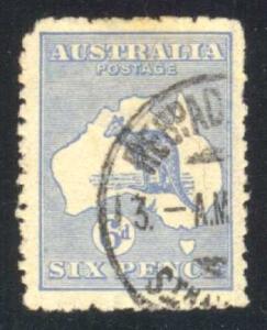 Australia #48 Kangaroo and Map, used (17.50)