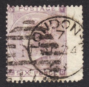 Great Britain Scott 39 Fine used. Beautiful wing margin. London SON cds. FREE...