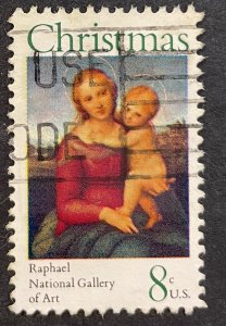 US #1507 Used F/VF 8c Christmas - Madonna and Child 1973 [G9.9.4]