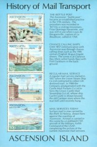 Ascension Ships , 1 souvenir sheet