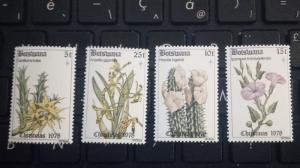 BOTSWANA - 1978 - FLOWERS - CHRISTMAS 1978 -