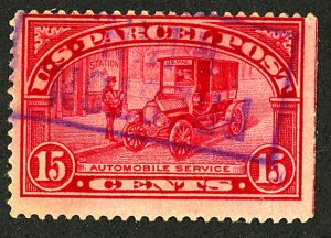 U.S. #Q7 Used Purple Cancel