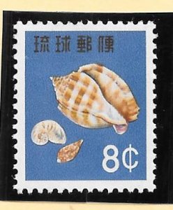 RYUKYU Scott #60 Mint 8c Shell 2018 CV $10.00