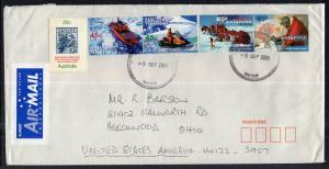 Australia to Beechwood,OH 2005 Airmail Cover