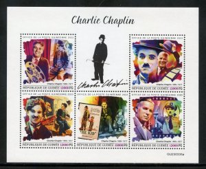 GUINEA 2023 CHARLIE CHAPLIN SHEET MINT NEVER HINGED