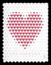 PCBstamps  US #5431 {55c}Love, Made of Hearts, MNH, (15)
