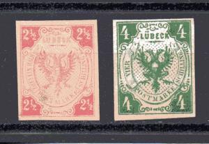 Lubeck 4-5 unused reprints?