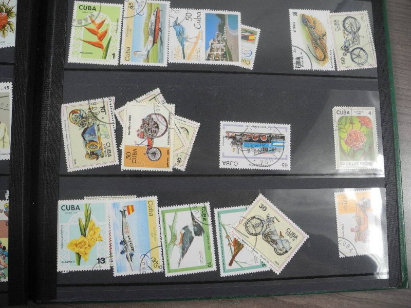 Cuba, Castro, 100s of Stamps in a Lighthouse Stock book