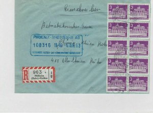 German Postal History Stamps Cover Ref: R4724