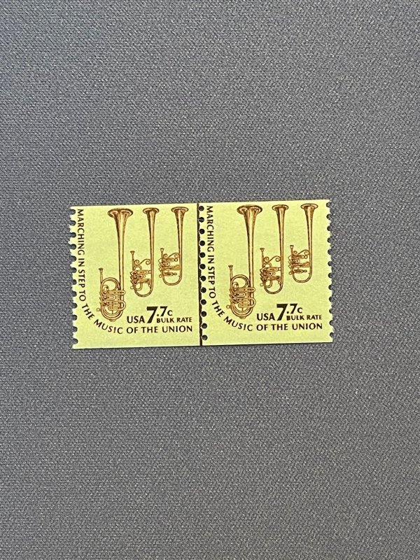 1614, Saxhorn, Mint Coil Pair, OGNH, CV $1.40