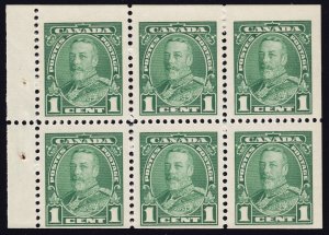 Canada Scott 217b booklet 3x2 Mint NH OG  Lot AA2004