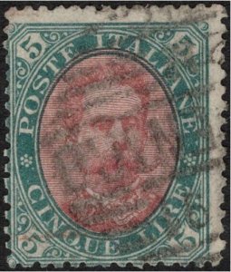 Italy Regno - Sassone n. 49 - cv 3600$ - Signed E.Diena - used  RRR