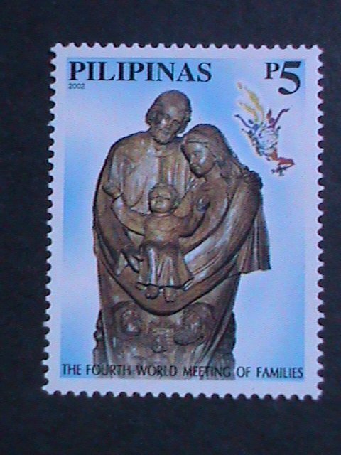 ​PHILIPPINES 2002-SC#21809-10 4TH WORLD MEETING OF FAMILY. MNH VERY FINE