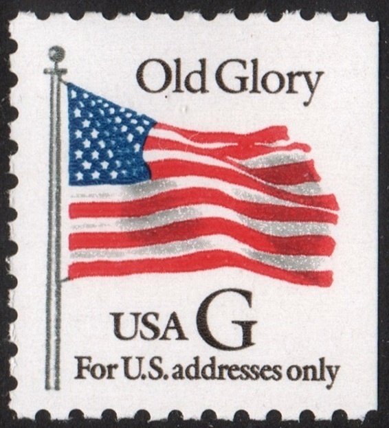 SC#2881 32¢ G Rate Old Glory Booklet Single (1994) MNH