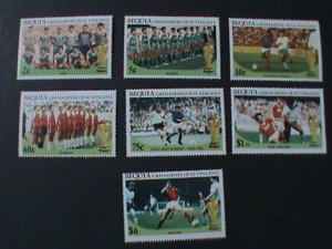 BEQUIA-ST. VINCENT- WORLD CUP SOCCER-MEXICO'86 MNH VF WE SHIP TO WORLDWIDE