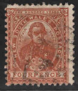 New South Wales Scott 113 Used orange brown 1908 stamp