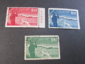 Taiwan 1959 Sc 1232-34 set FU