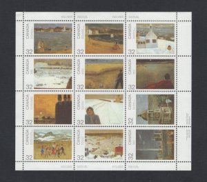 Canada 1984 Canada Day Paintings sheet Unitrade #1027a VFMNH CV $10.00 phil