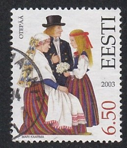 Estonia # 477, Folk Costumes, Used