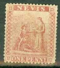 JT: Nevis 14A mint CV $45