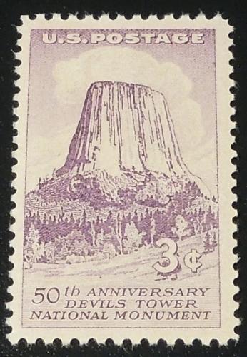 1956 3c Devils Tower Scott 1084 Mint NH