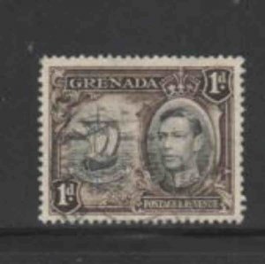 GRENADA #133 1936 1p KING GEORGE VI & SEAL OF COLONY F-VF USED c