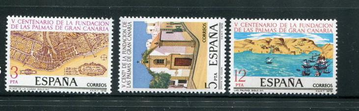 Spain #2105-7 MNH