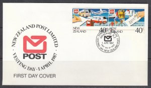 New Zealand Scott 872-5 FDC - Military History