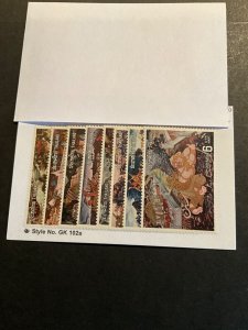 Stamps Thailand Scott #666-73 never hinged