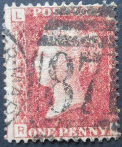 Great Britain 1858 QV Penny Red plate 203 SG 43 used