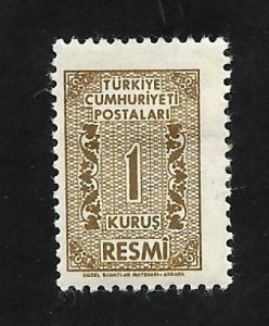 Turkey 1962 - M - Scott #O76