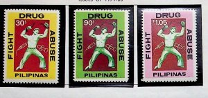 PHILIPPINES Sc 1422-4 NH ISSUE OF 1979 - SPORT