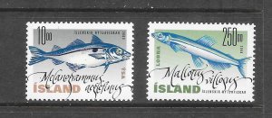 FISH - Iceland #915-16   MNH