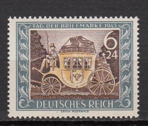 Germany - 1943 Stamp Day Sc# B215 - MNH (9747)