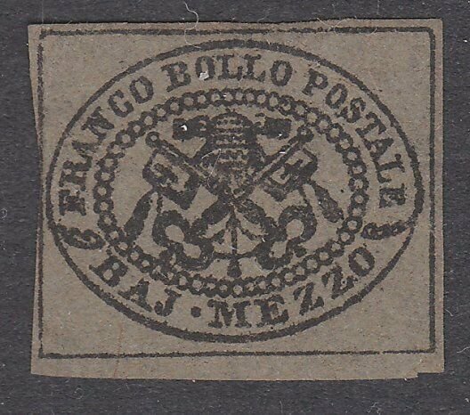 ITALY PAPAL STATES  An old forgery of a classic stamp.......................C203