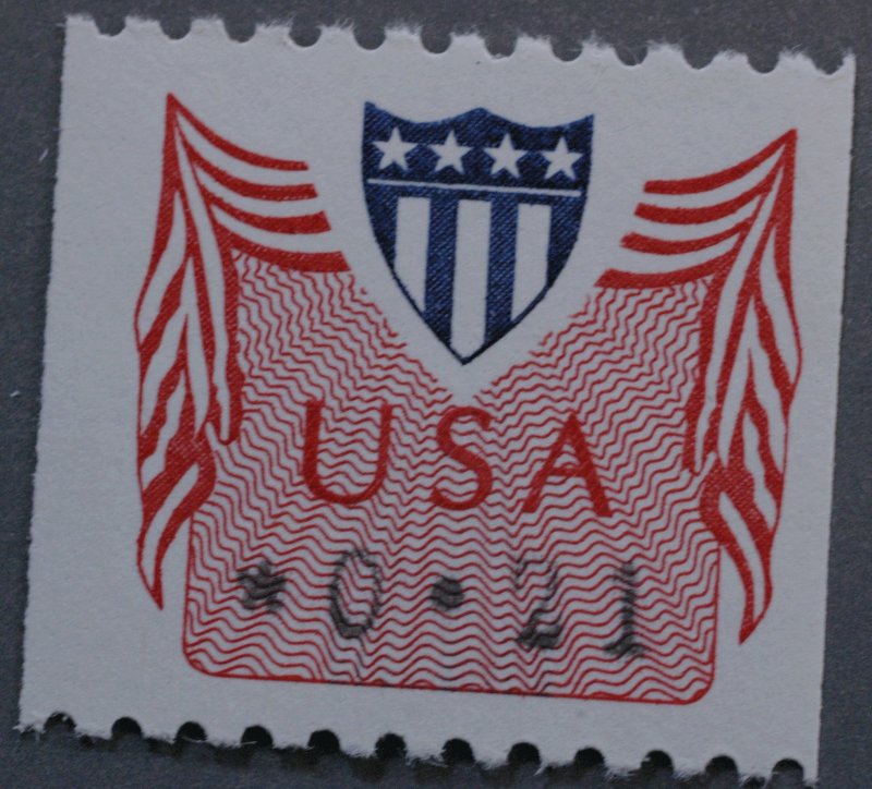 United States #CVP31a 21 Cent Type I Shiny Gum Computer Vended Postage MNH
