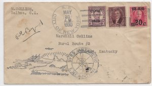 S.S. City of New York, Balboa, Canal Z to Richaland, KY 1930 Byrd Exped. (55362)