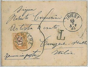 36758 AUSTRIA - ENVELOPE from TRIESTE to CAVARZERE - TAXED AT...-
