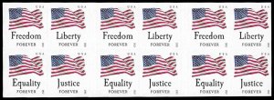 PCBstamps  US #4641/4644c Booklet $9.00(5x4x{45c}Liberty Flag, MNH, (3)