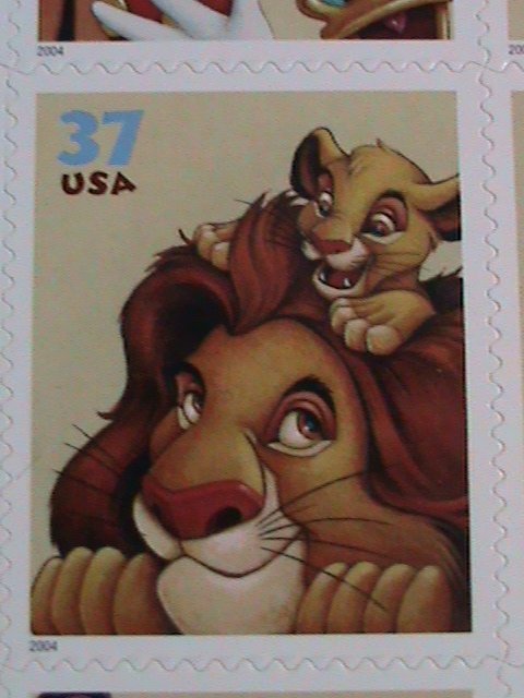 ​UNITED STATES-2004 SC# 3865-8 DISNEY CARTOON -FRIENDSHIP MNH SHEET VERY FINE